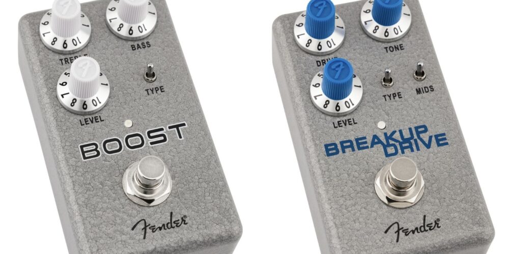 Fender amplia la sua serie di pedali Hammertone: arrivano sul mercato il Boost e il Breakup Drive da aggiungere alla tua pedalieraFender amplia la sua serie di pedali Hammertone: arrivano sul mercato il Boost e il Breakup Drive da aggiungere alla tua pedaliera