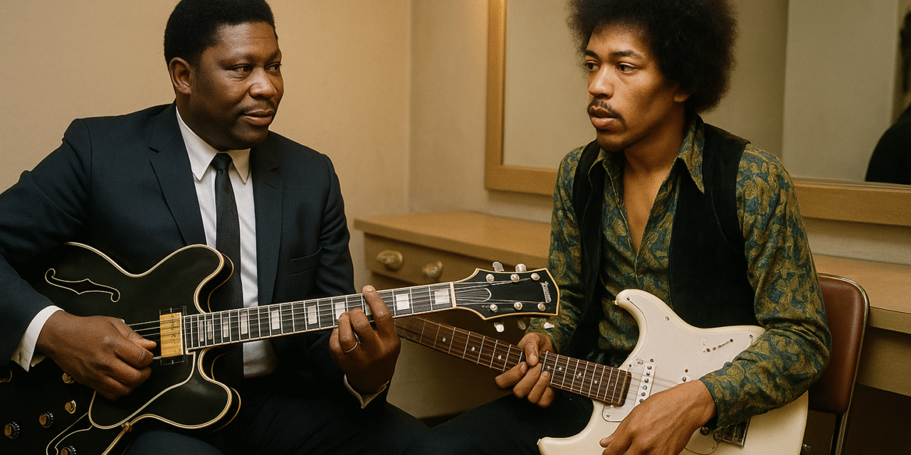 Il primo e unico incontro tra B.B. King e Jimi Hendrix