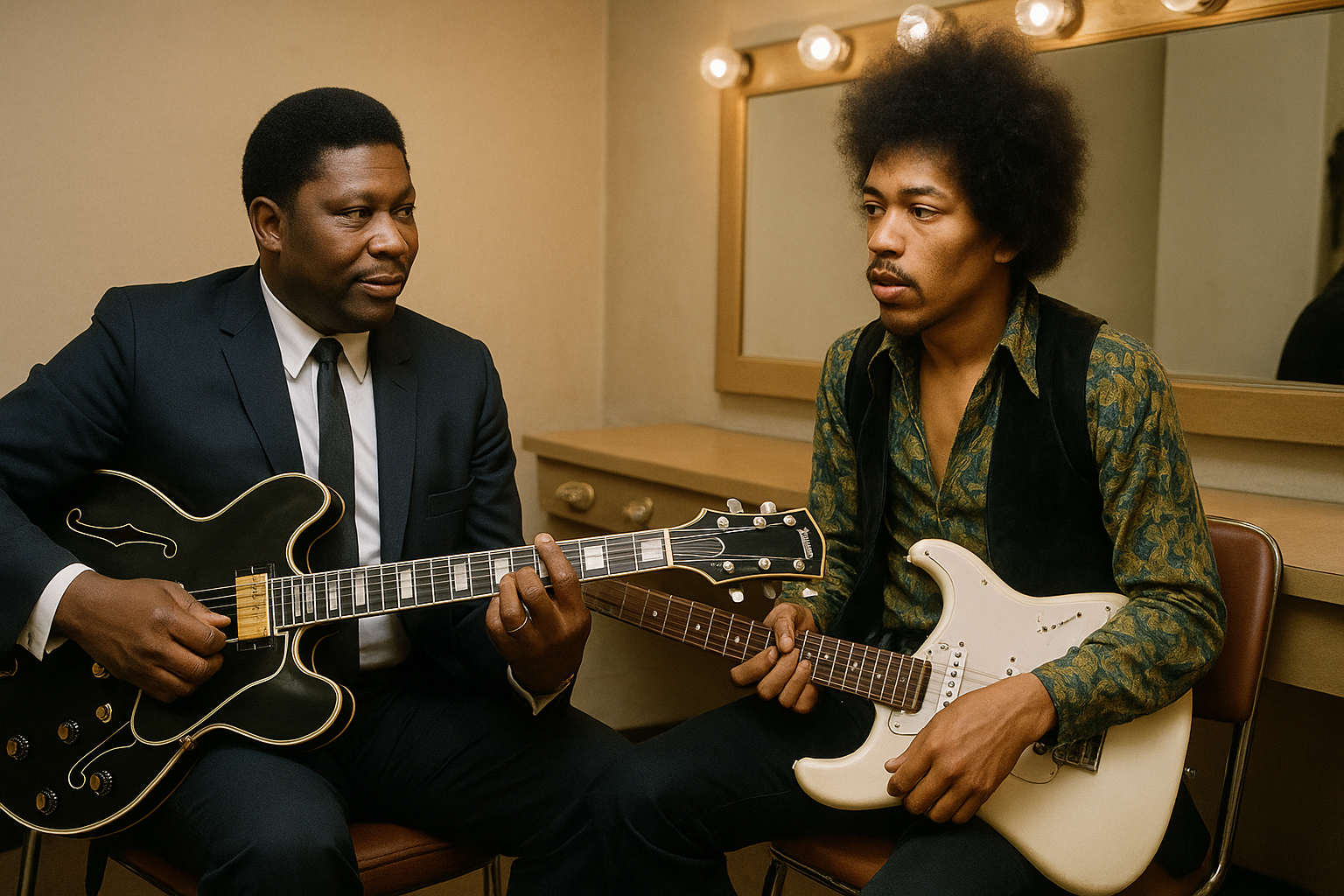 Ecco la storia raccontata da B.B. King sul suo primo ed unico incontro con un ancora quasi sconosciuto Jimi Hendrix