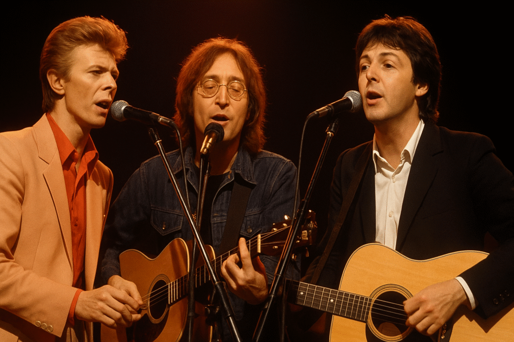 Oggi ti racconto la storia di quella volta in cui David Bowie stava per formare una band con John Lennon e Paul McCartney