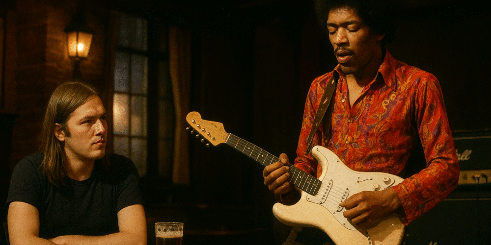 Gli è bastato un attimo per capire che Jimi Hendrix sarebbe diventato leggenda: la storia della prima volta che David Gilmour lo vide suonare