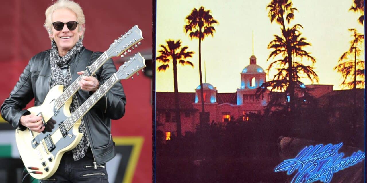 Don Felder e la Gibson a doppio manico modificata per Hotel California