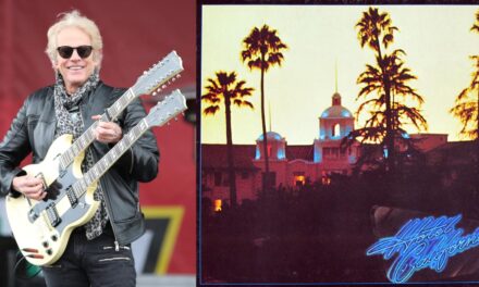 Don Felder e la Gibson a doppio manico modificata per Hotel California