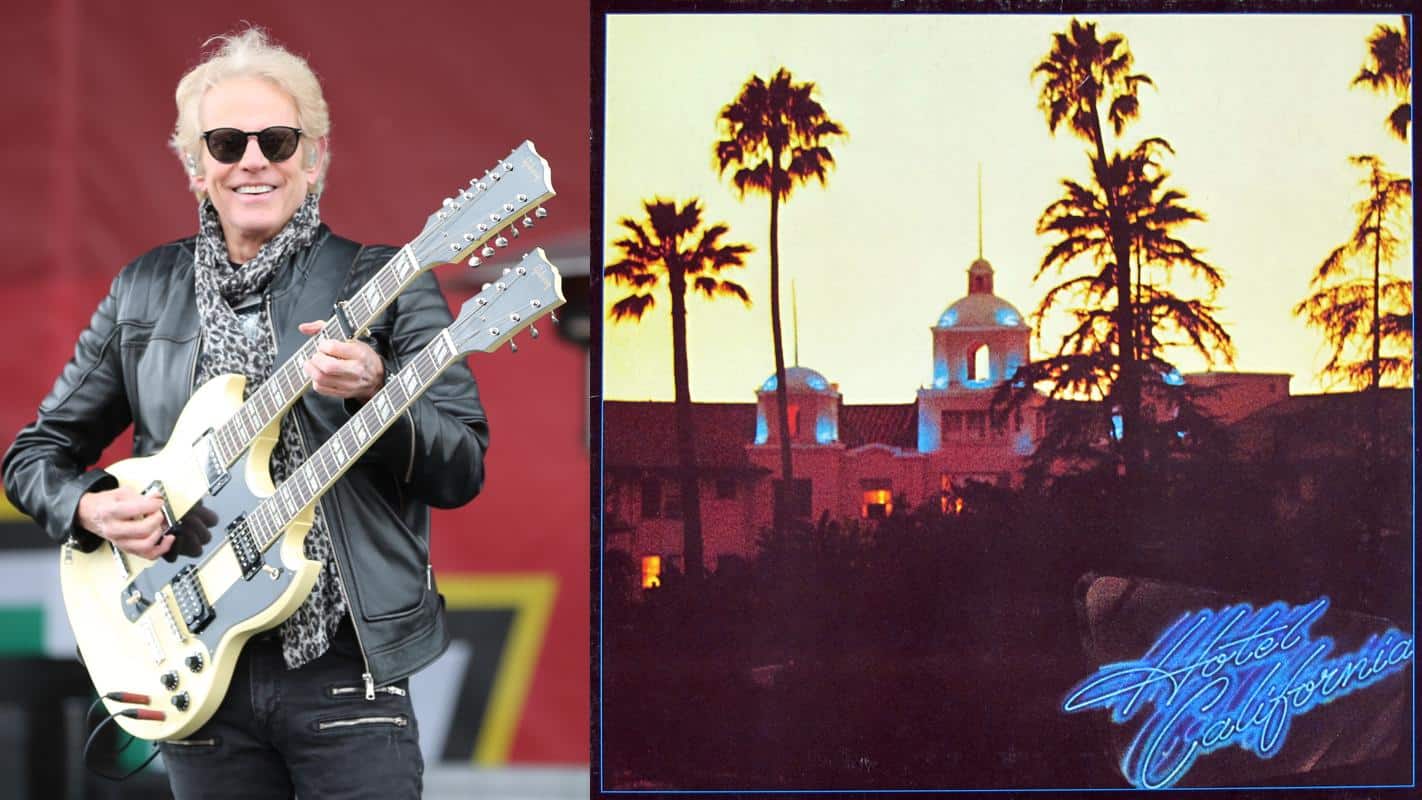 Il lavoro in studio per Hotel California ha fatto sì che Don Felder modificasse la sua Gibson doppio manico per poter suonare dal vivo...