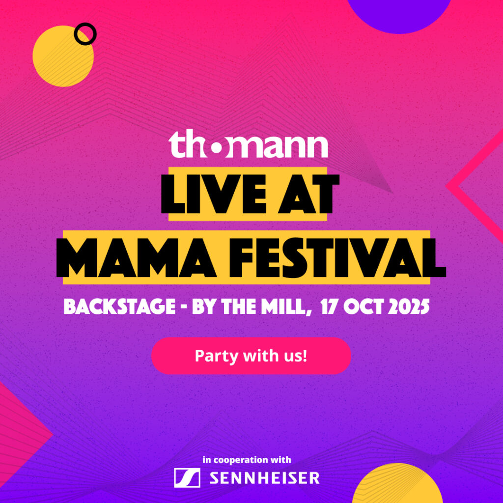 Scopri i partecipanti della serata Thomann e Sennheiser al MaMa Festval 2025. Tre giorni dedicati agli artisti emergenti nel cuore di Parigi