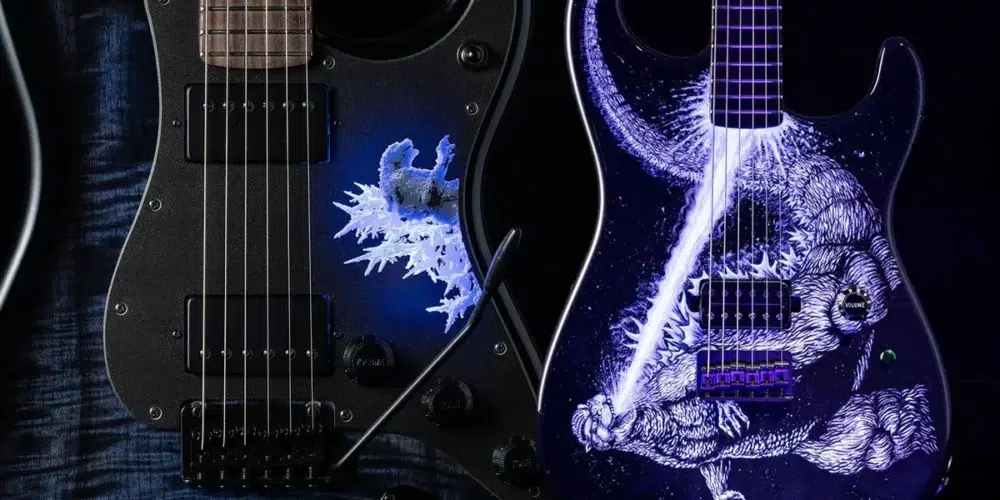 Per i 70 anni del mostro arriva la nuova Fender Godzilla Stratocaster e un pedale dedicato: due modelli giapponesi e uno masterbuilt