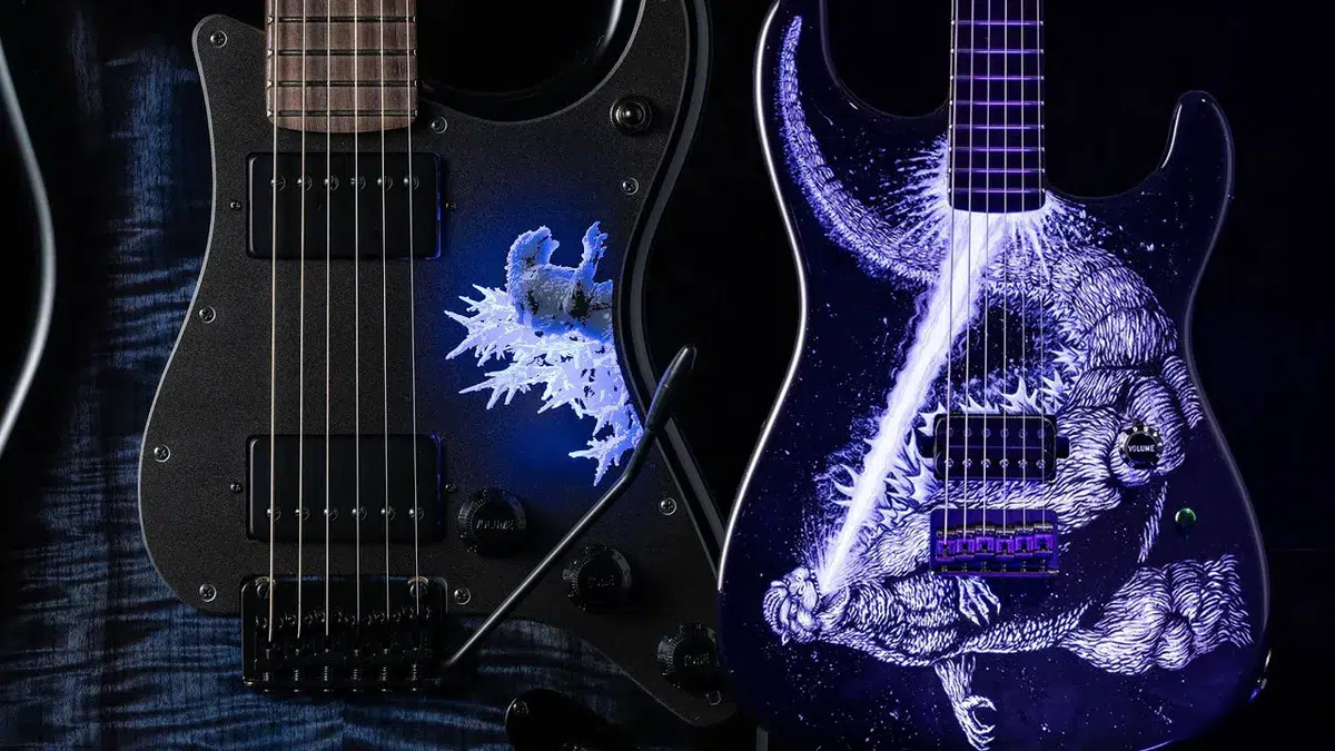 Per i 70 anni del mostro arriva la nuova Fender Godzilla Stratocaster e un pedale dedicato: due modelli giapponesi e uno masterbuilt