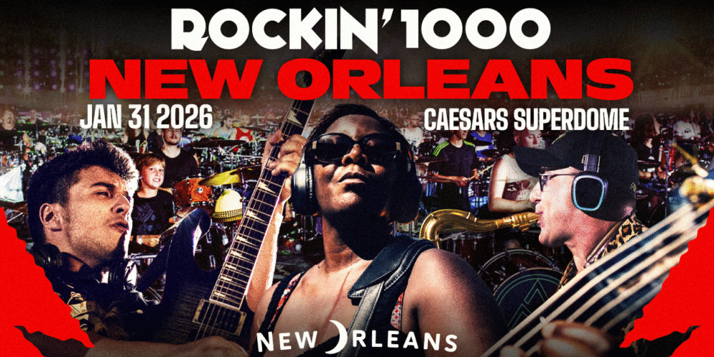 New Orleans si prepara a saltare al ritmo della più grande rock band del mondo, Rockin' 1000 sbarca negli USA