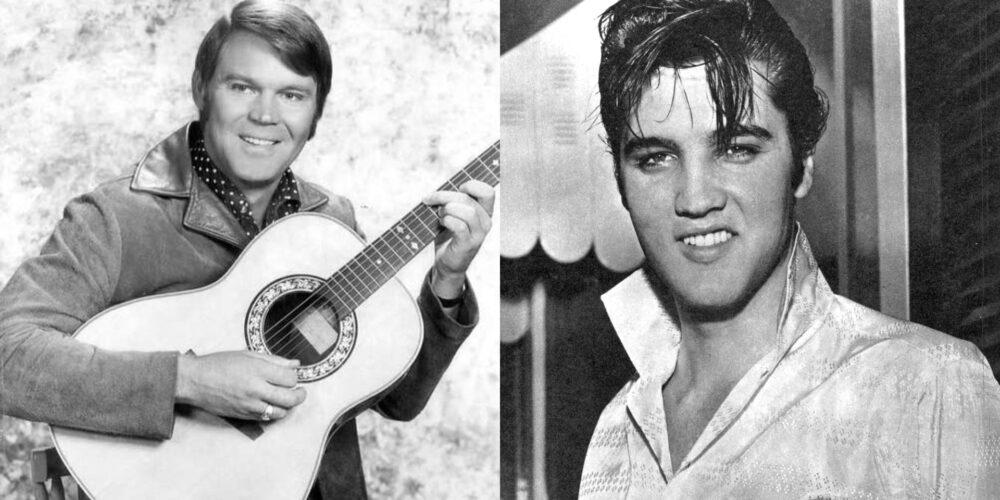 Anche il Re del rock andava a lezioni: ecco la storia di Elvis Presley e Glen Campbell fatta di stima e ammirazione reciproca