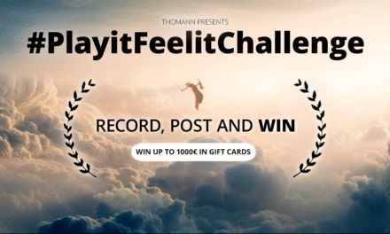 Suona e vinci fino a 1000€ grazie alla nuova challenge Thomann: Play It. Feel It!