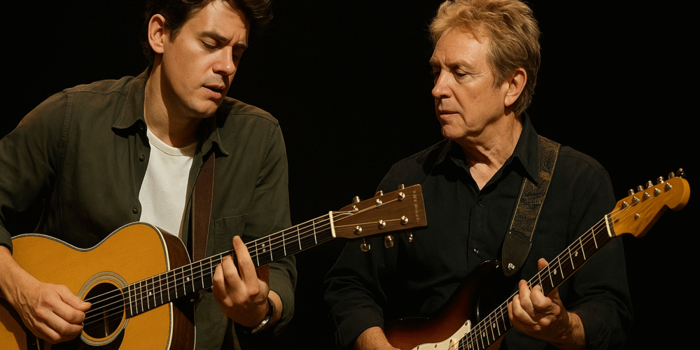 Oggi ti racconto di quella volta in cui John Mayer ha imparato una canzone da Andy Summers poco prima di salire sul palco con i Police