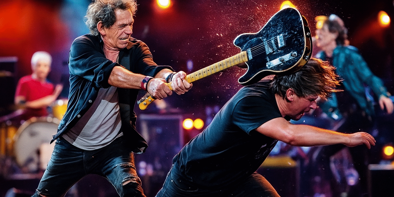 “Mi deve ancora 200$”: Keith Richards e l’aggressione di un fan sul palco