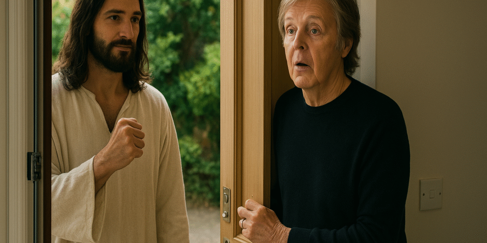 Uno sconosciuto bussa alla porta, da una tazza di tè alla sessione con i Beatles: la storia di Paul McCartney e Gesù