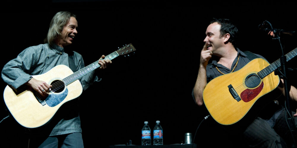 Tim & Dave, sul palco della Key Arena, a Seattle, per il Seeds of Compassion event, 2008 © Danita Delimont / Alamy Stock Photos