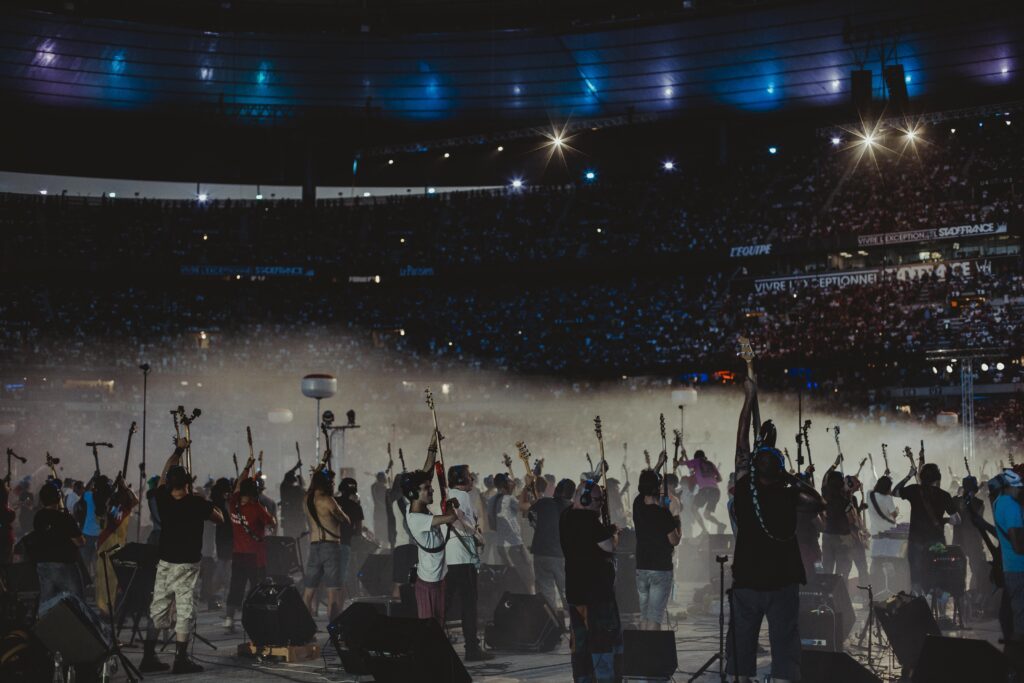 Rockin'1000 sbarca all'Allianz Stadium di Torino. Non perdere l'occasione di suonare o vedere la più grande rock band del mondo!