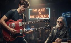 Suonare Hotel California davanti a poche perone può essere più complicato che farlo davanti a migliaia soprattutto se hai davanti il tuo eroe