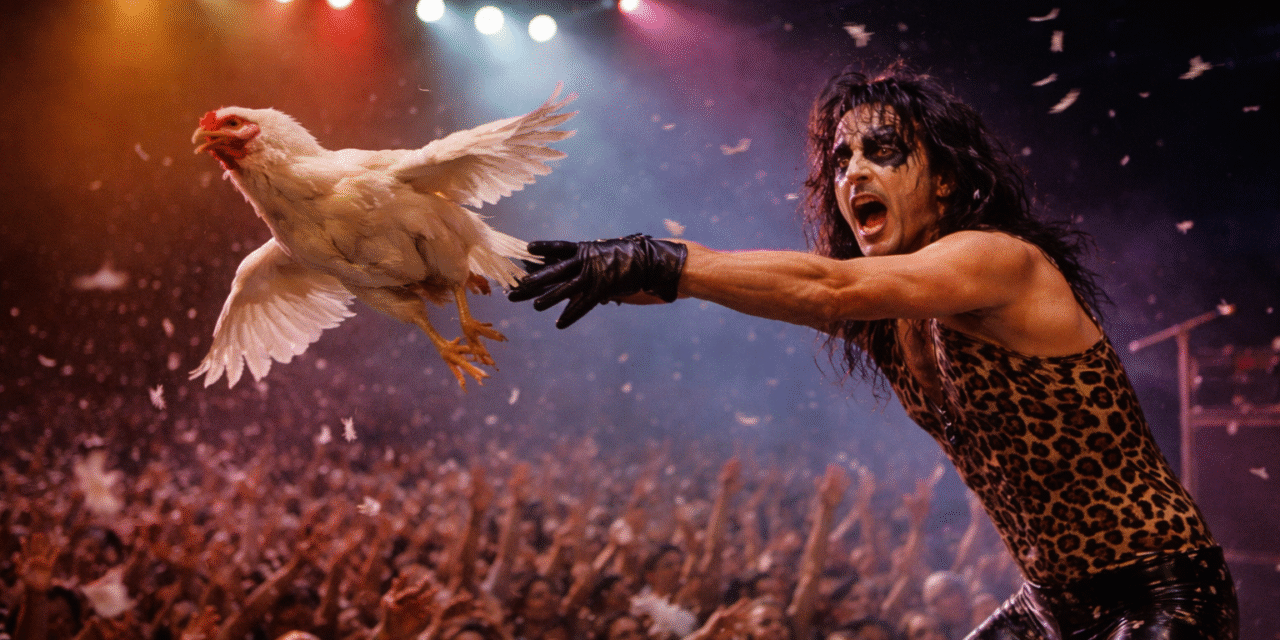 Alice Cooper ha ucciso un pollo sul palco?