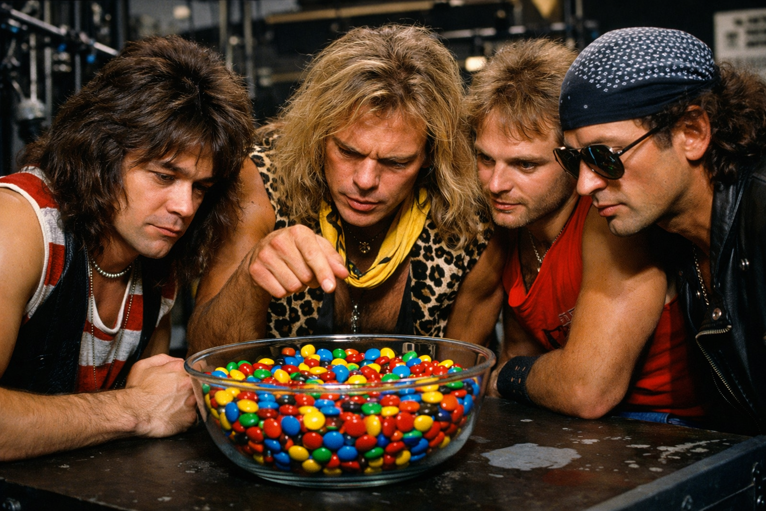 Ecco la vera storia dei Van Halen e gli M&M's e come un apparente capriccio da rockstar li ha salvati da un possibile disastro