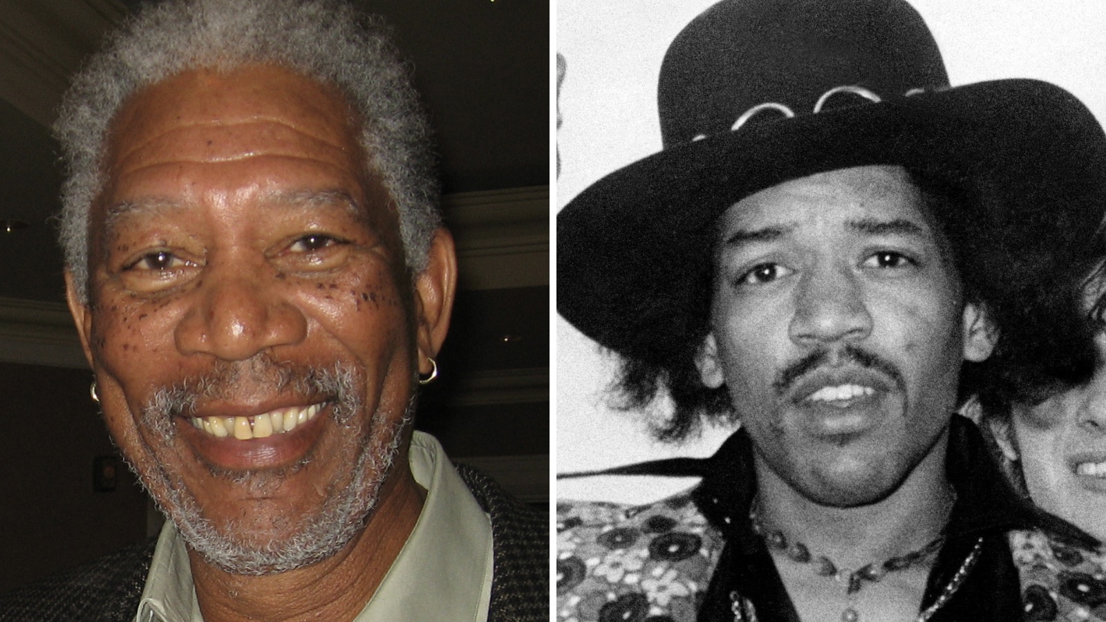A 27 anni finge la morte per reinventarsi in un attore: ecco perché Jimi Hendrix si è "trasformato" in Morgan Freeman