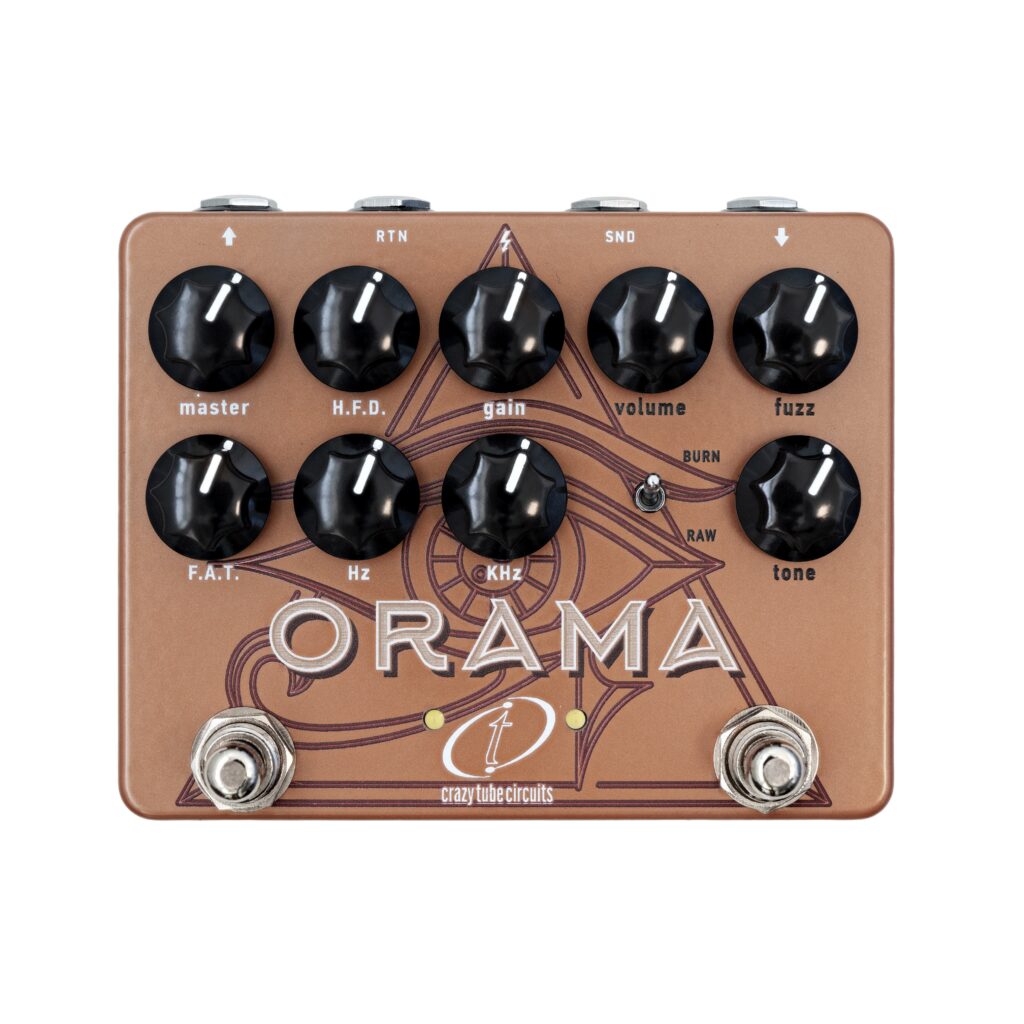 Nuovo doppio pedale made in Grecia: il Crazy Tube Circuits Orama Dual Drive: dal crunch classico allo stoner fuzz