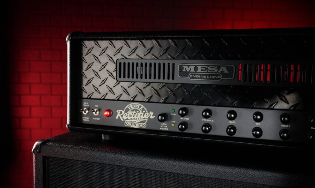 Per il NAMM 2026, la fabbrica californiana di amplificatori Mesa/Boogie fa rivivere il Triple Rectifier Solo Head anni '90