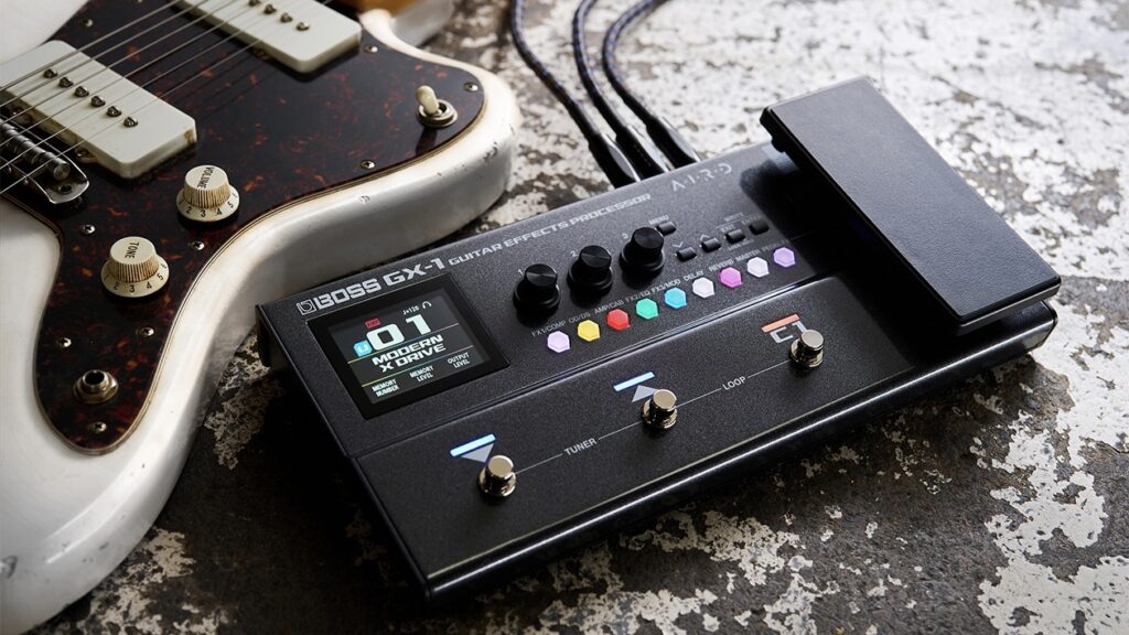 Con il Boss GX-1 il leader giapponese del settore presenta per il NAMM 2026 due multieffetto compatti a un prezzo per imbattibile