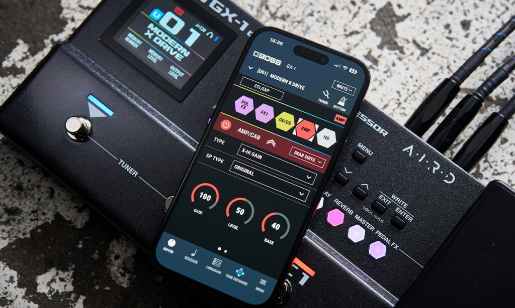 Con il Boss GX-1 il leader giapponese del settore presenta per il NAMM 2026 due multieffetto compatti a un prezzo per imbattibile