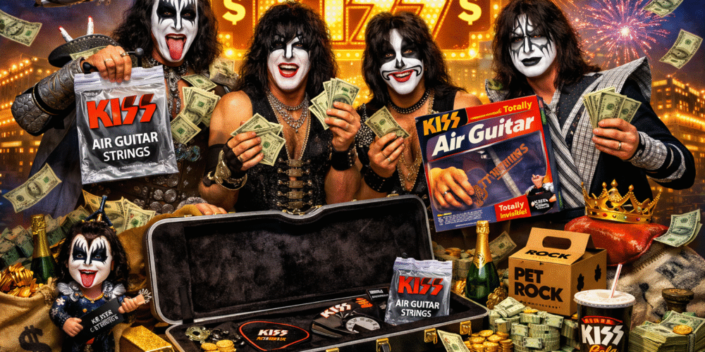 I Kiss sono sempre stati famosi non solo per la loro musica ma anche per l'immagine e per un merchandising folle che è valso milioni