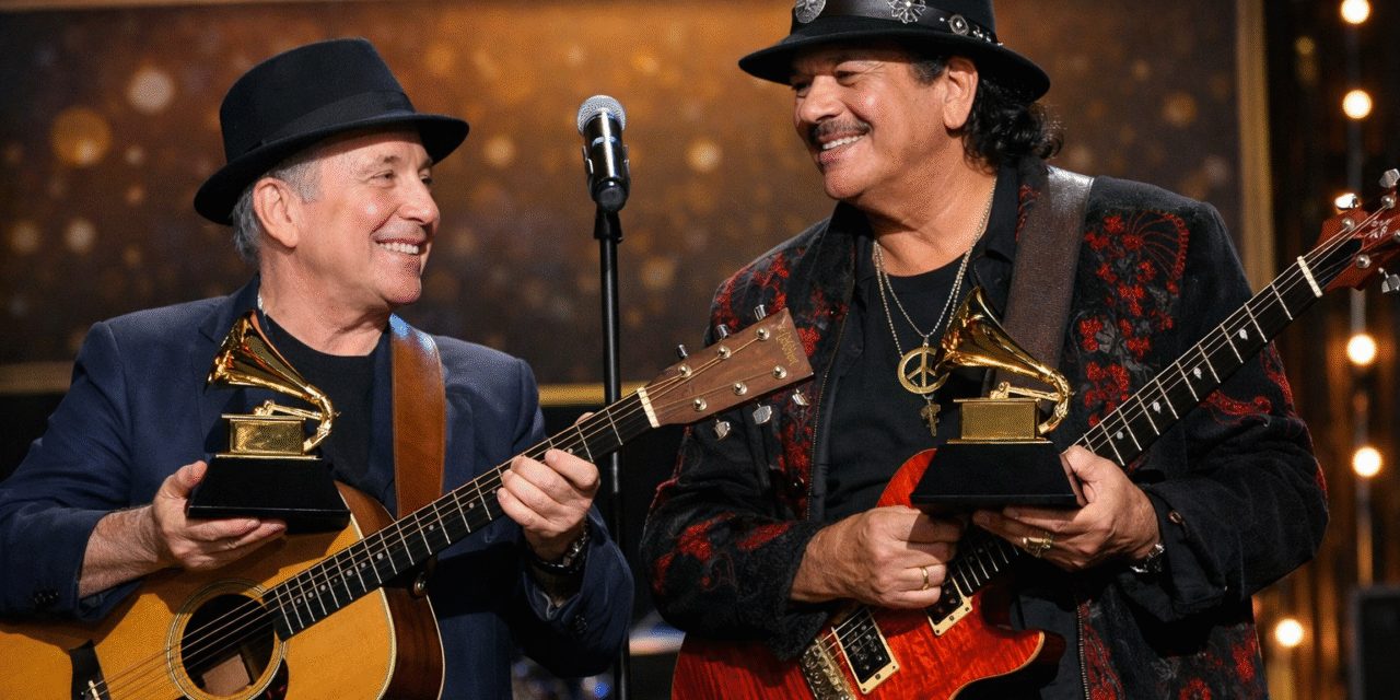 I Grammy premiano la carriera di Paul Simon e Carlos Santana e non solo…