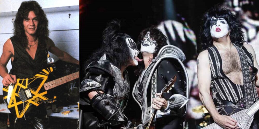 Gene Simmons ha raccontato che nel 1982 Eddie Van Halen si presentò in studio proponendosi come nuovo chitarrista dei Kiss