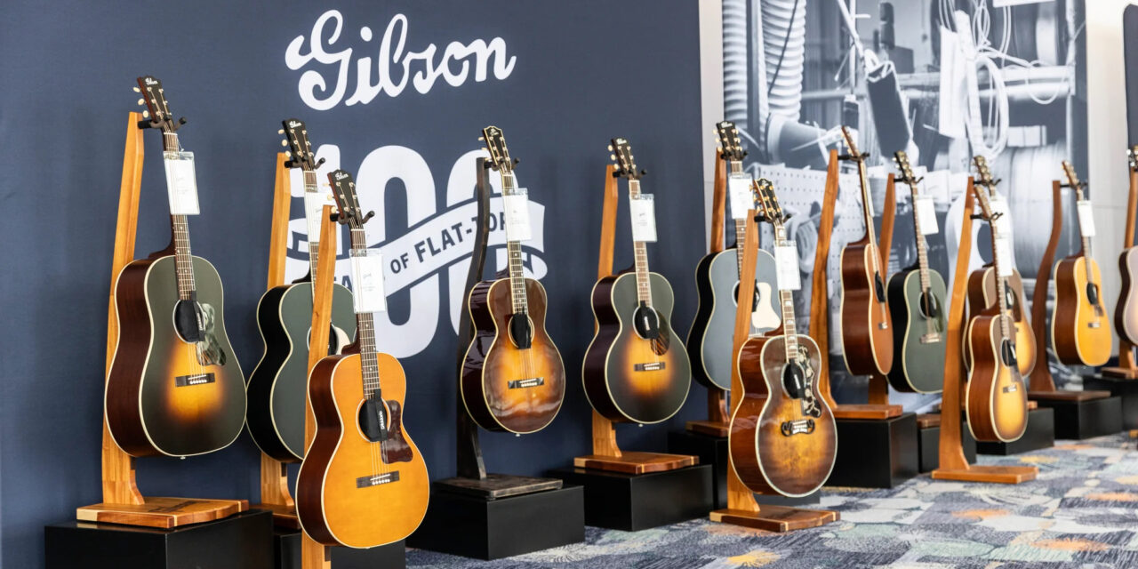NAMM 2026: Gibson festeggia i 100 anni delle chitarre flat-top con la Century Collection