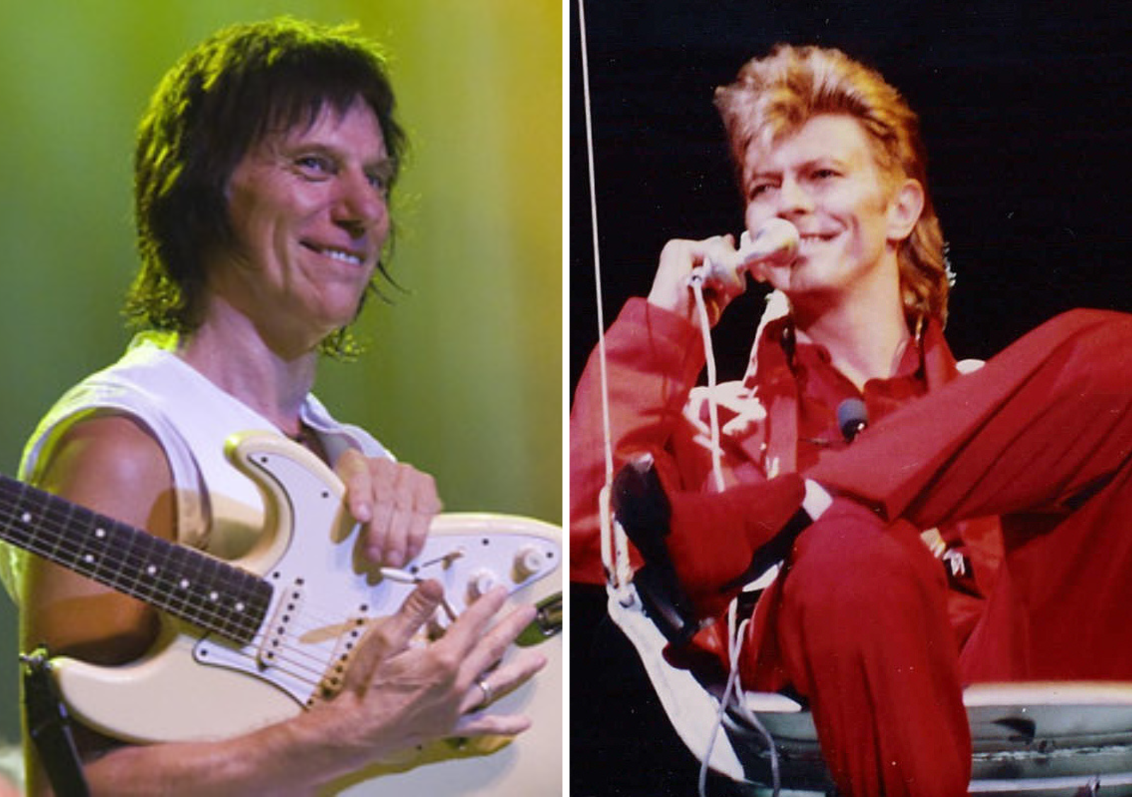 l rapporto tra Jeff Beck e David Bowie è una di quelle storie sospese tra ammirazione, occasioni perse e un’unica notte rimasta nella storia