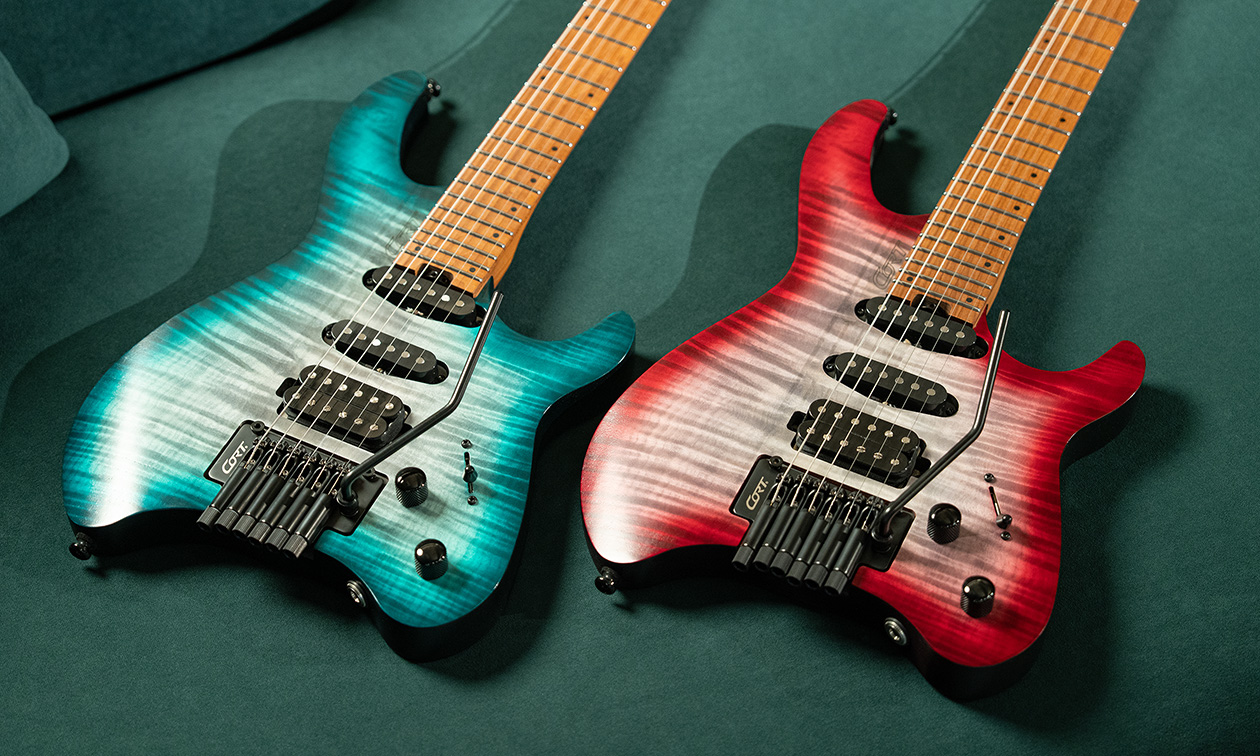 In occasione del NAMM 2026, Cort presenta con la Space G6TR una chitarra elettrica headless che convince per il rapporto qualità-prezzo