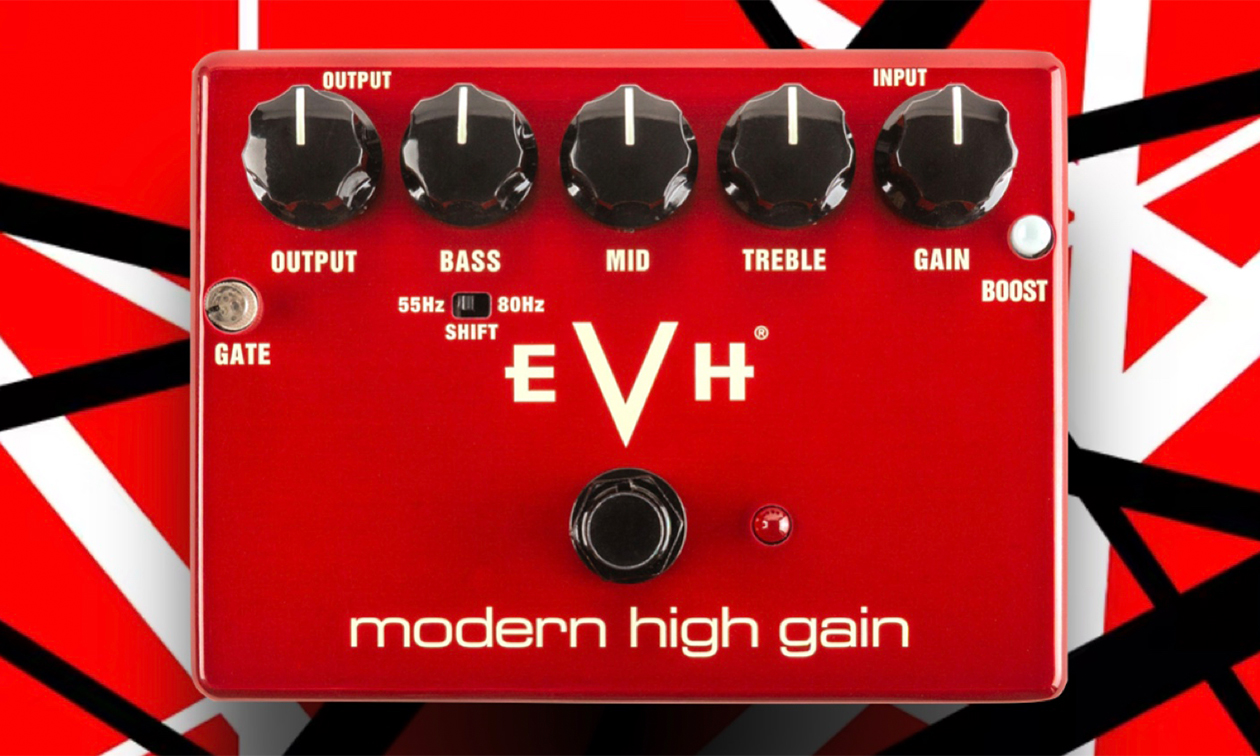 MXR porta sul mercato l’EVH Modern High Gain Pedal, un nuovo pedale distorsore nato dalla collaborazione con Eddie Van Halen