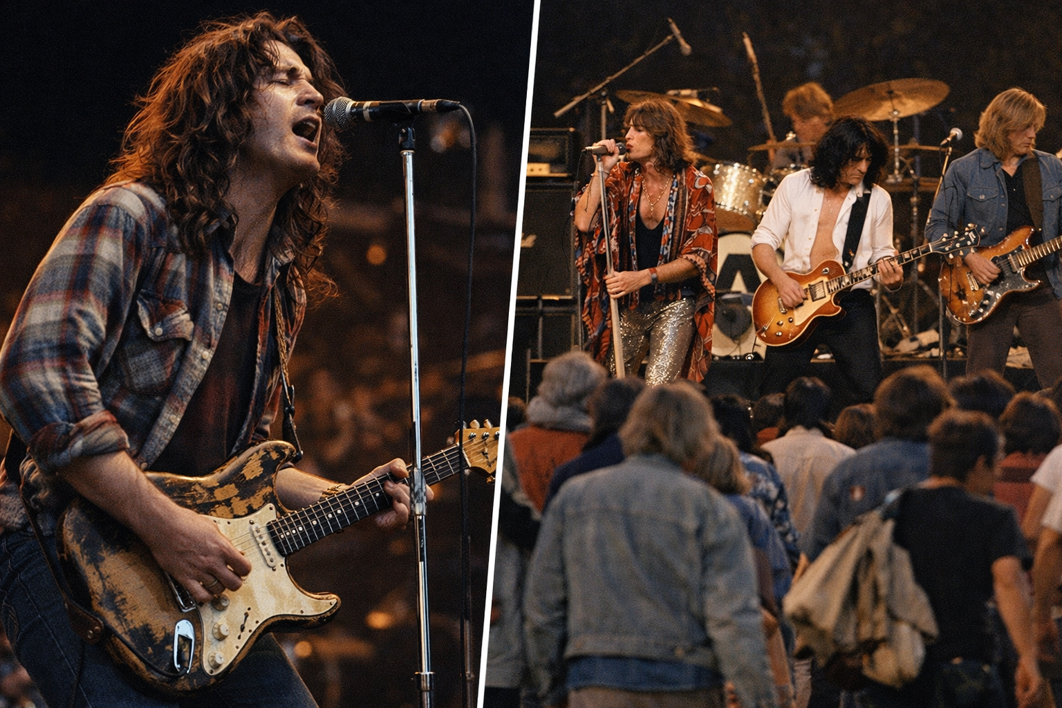 Nel 1974 Rory Gallagher aprì per Aerosmith a Central Park. Tre encores dopo, il pubblico lasciava prima del set della band.