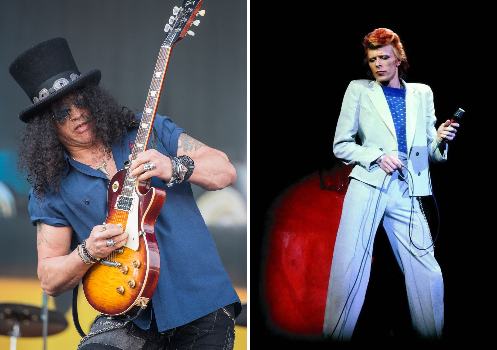 Ecco la storia che accomuna Slash, dei Guns N’ Roses, e David Bowie, e no, non è per una collaborazione musicale