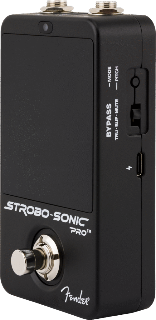 Fender presenta lo Strobo-Sonic Pro, un accordatore a pedale con precisione al centesimo, doppia modalità e display LED ad alta visibilità