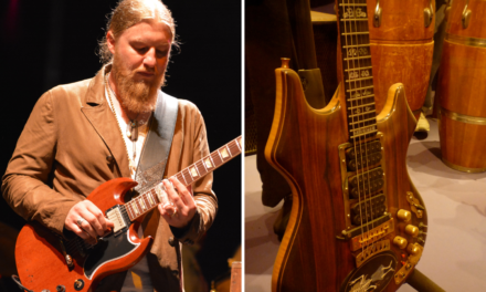 La chitarra da 11 milioni torna all’improvviso sul palco