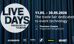 Thomann lancia i Live Days 2026: un nuovo format tra fiera, workshop e networking dedicato al mondo del live.