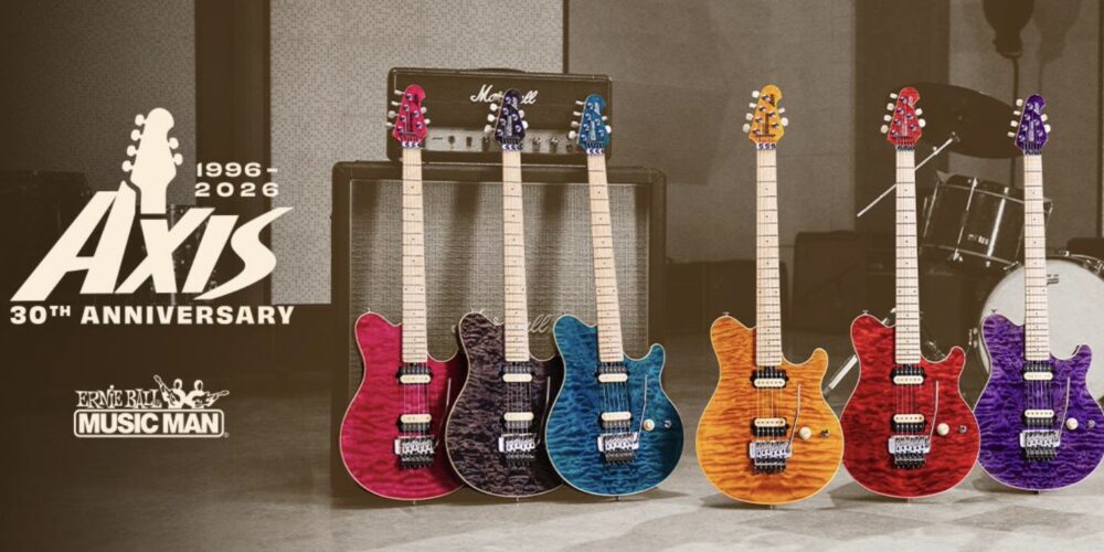 Music Man festeggia i 30 anni della Axis con una limited edition che riprende look e specifiche originali del 1996