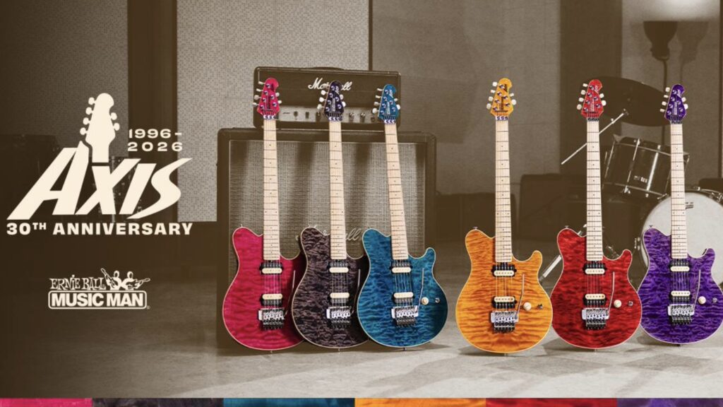 Music Man festeggia i 30 anni della Axis con una limited edition che riprende look e specifiche originali del 1996