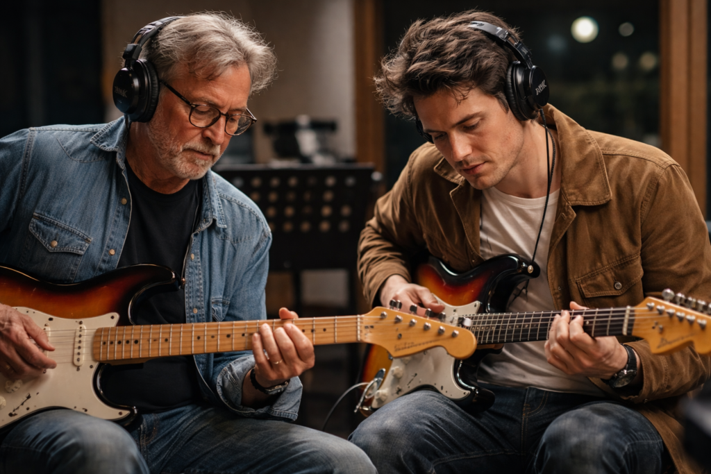 È bastata una sessione in studio di circa un'ora su Magnolia per far capire a Eric Clapton quanto John Mayer fosse grande