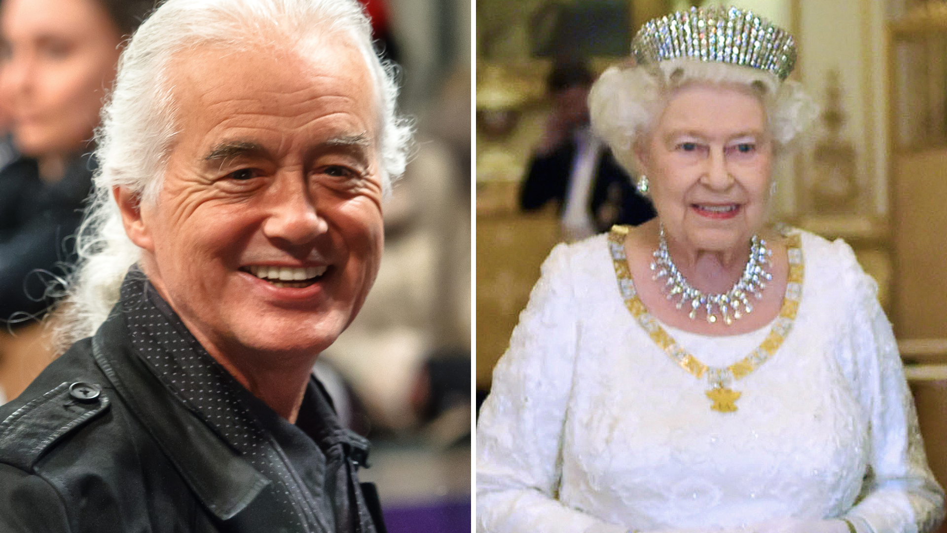 Un incontro formale tra la Regina Elisabetta II e 4 iconici chitarristi è diventato virale: ecco cosa è successo con Jimmy Page