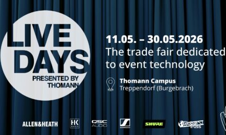 Thomann apre la stagione live 2026 con una promo dedicata ai professionisti