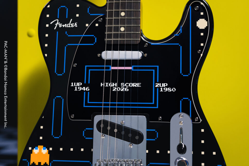 Fender e PAC-MAN uniscono musica e gaming in una Player II Telecaster limited edition da collezione: ma può suonare davvero?