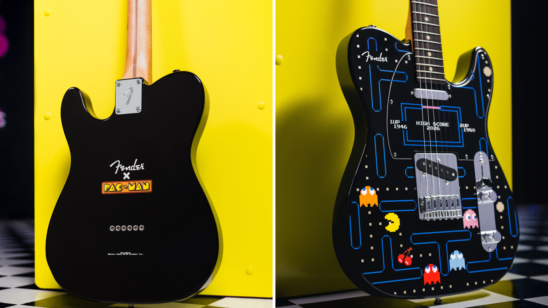 Fender e PAC-MAN uniscono musica e gaming in una Player II Telecaster limited edition da collezione: ma può suonare davvero?