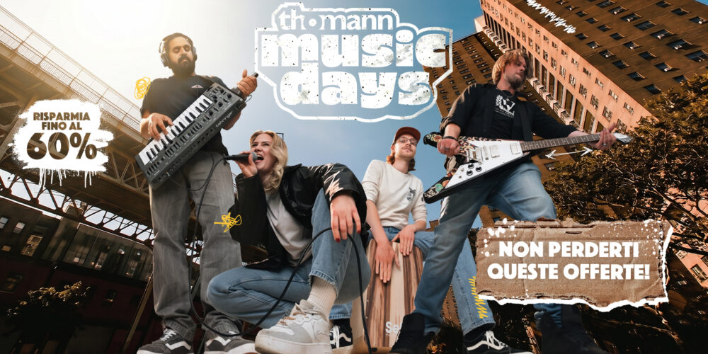Partono i Thomann Music Days con centinaia di offerte: ecco le promozioni dedicate ai chitarristi che meritano attenzione.