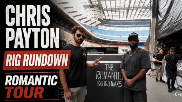 Rig rundown: il setup di Chris Payton sul palco di San Siro con Bruno Mars