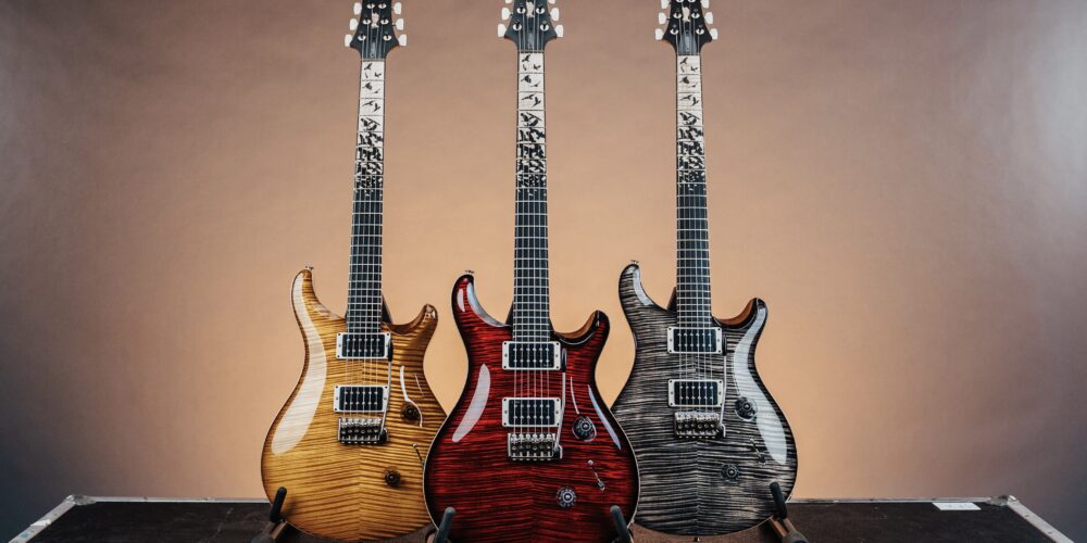La nuova PRS Custom 24 Birds of a Feather celebra dieci anni di uno degli intarsi più esclusivi del marchio ed è in edizione limitata.