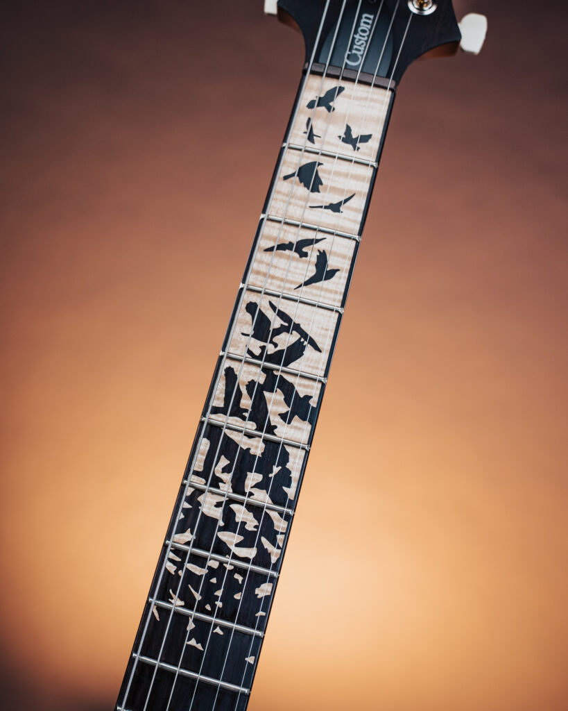 La nuova PRS Custom 24 Birds of a Feather celebra dieci anni di uno degli intarsi più esclusivi del marchio ed è in edizione limitata.